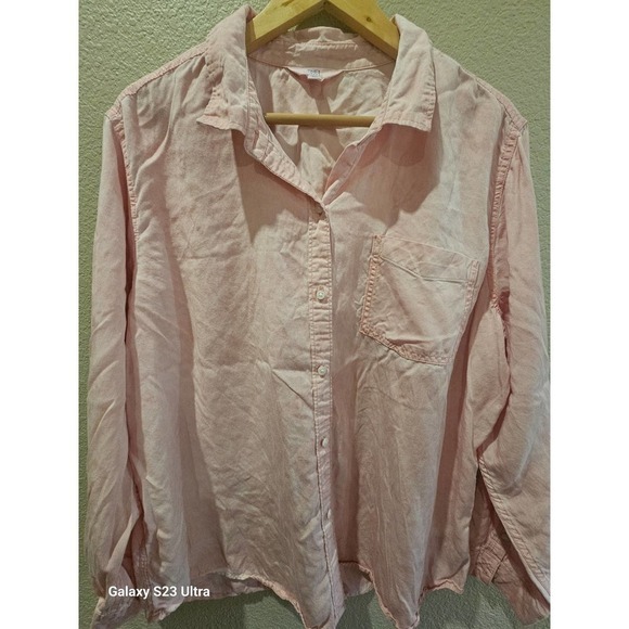 Men's, szXXL/20 button up dress shirt,in pink - Picture 3 of 5